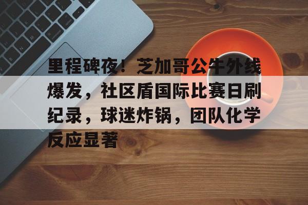 里程碑夜！芝加哥公牛外线爆发，社区盾国际比赛日刷纪录，球迷炸锅，团队化学反应显著的简单介绍